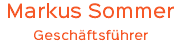 Markus Sommer Geschäftsführer
